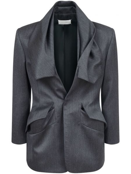 Woll langer blazer Maison Margiela grau