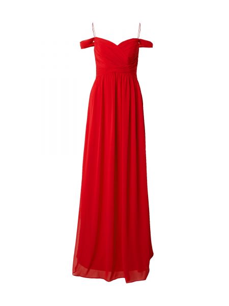 Βραδινό φόρεμα με μοτίβο αστέρια Star Night κόκκινο