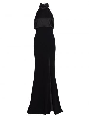 Платье с высоким воротником Cinq À Sept черное