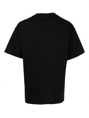 Bavlněné tričko s potiskem Soulland černé
