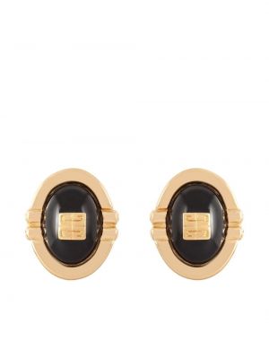 Boucles d'oreilles à boucle Givenchy Pre-owned noir