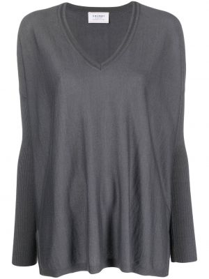 Top di cachemire a maniche lunghe Wild Cashmere grigio