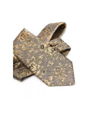 Corbata de tejido jacquard Emporio Armani beige