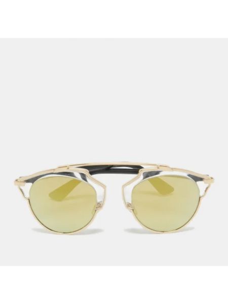 Retro sonnenbrille Dior Vintage gelb