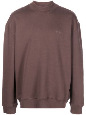 Sweatshirt mit rundhalsausschnitt 032c braun