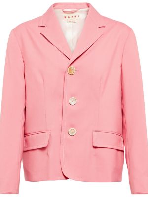 Vunena jakna Marni ružičasta