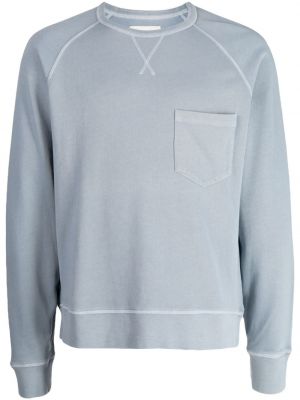 Sweatshirt mit rundem ausschnitt Officine Générale blau