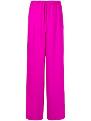 Pantaloni Valentino Garavani roz