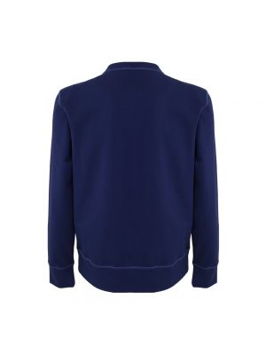 Sweter z okrągłym dekoltem Kiton niebieski