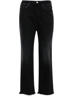 High waist straight jeans Toteme schwarz