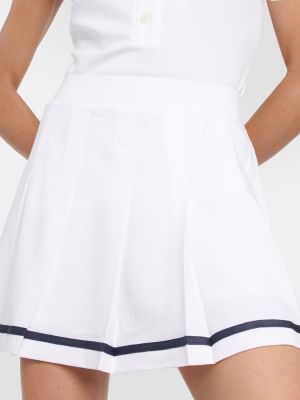 Jupe courte taille haute Varley blanc