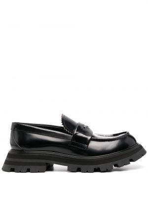 Brodert loafers Alexander Mcqueen svart