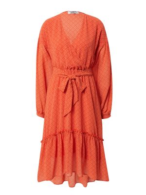 Μίντι φόρεμα Colourful Rebel πορτοκαλί