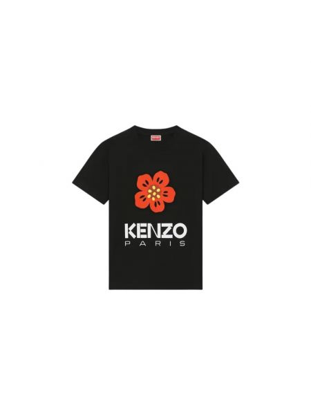 Geblümte t-shirt Kenzo schwarz