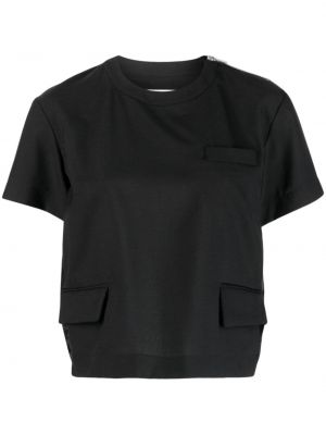 T-shirt Sacai nero