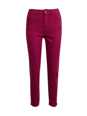 Jeansy skinny slim fit Orsay różowe