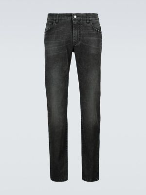 Slim fit skinny jeans Dolce&gabbana schwarz