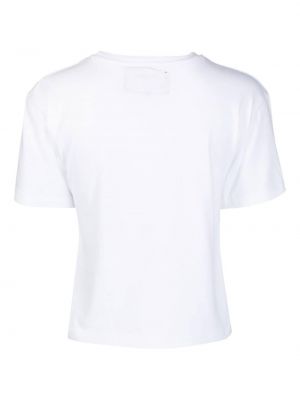 T-shirt à imprimé Domrebel blanc