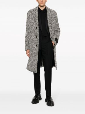 Manteau en tweed Versace