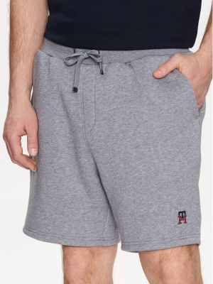 Shorts de sport Tommy Hilfiger gris