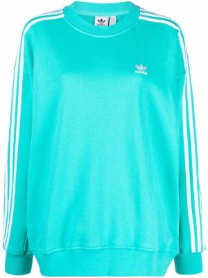 Stripete sweatshirt Adidas grønn