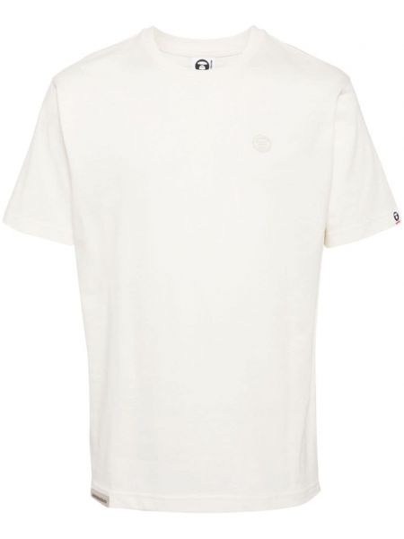 Βαμβακερή μπλούζα Aape By *a Bathing Ape® λευκό