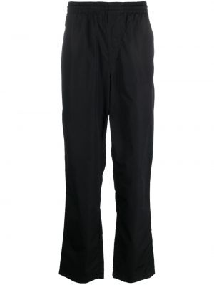 Pamut egyenes szárú nadrág Aspesi fekete