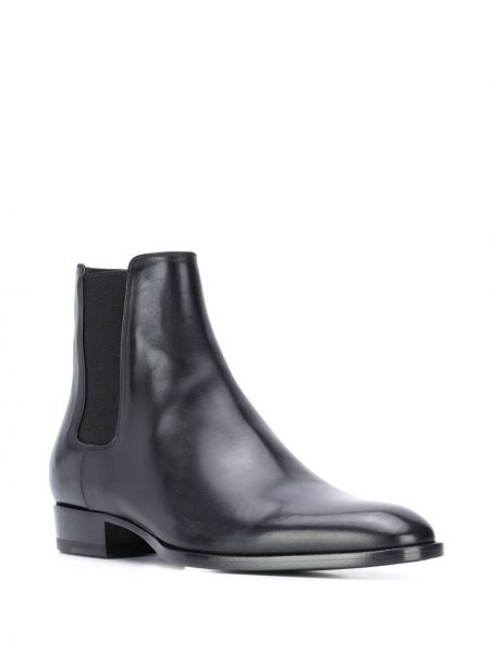 Iš natūralios odos chelsea stiliaus batai Saint Laurent juoda
