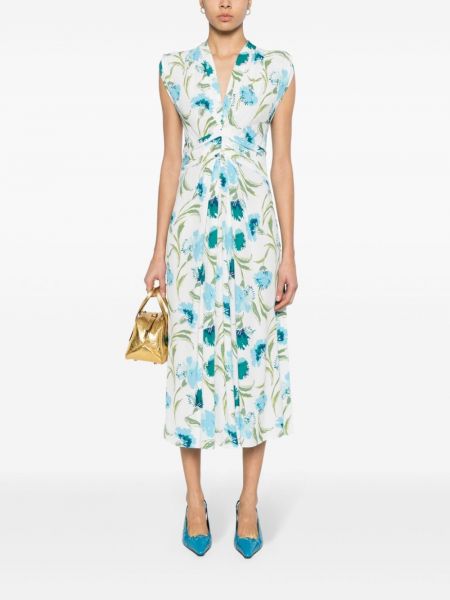 Sukienka w kwiatki z nadrukiem Dvf Diane Von Furstenberg