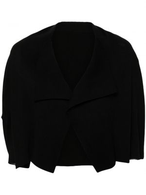 Cardigan en tricot Issey Miyake noir