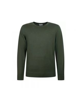Sweter z wełny merino Calvin Klein zielony