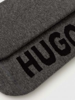 Stopki z nadrukiem Hugo szare