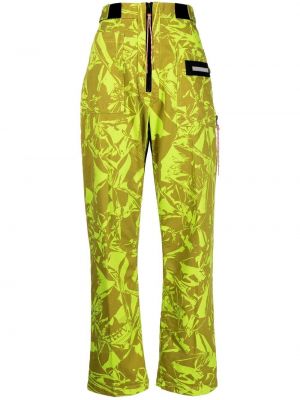 Pantalon de joggings à imprimé à imprimé camouflage Aries vert