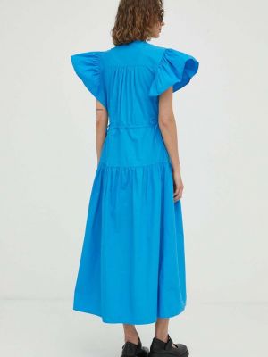 Bavlněné dlouhé šaty 2ndday modré