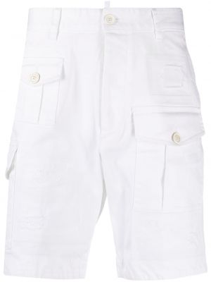 Pantalones cortos cargo Dsquared2 blanco