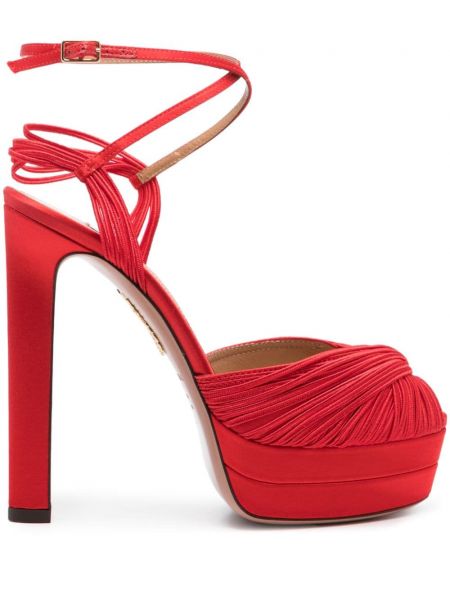 Sandále Aquazzura červená