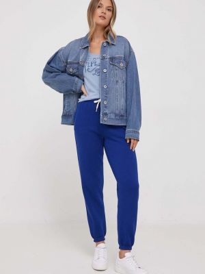 Kurtka jeansowa oversize Dkny niebieska