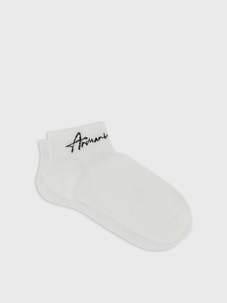 Хлопковые носки Armani Exchange белые