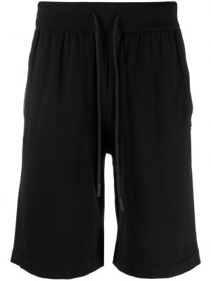 Shorts de sport à imprimé Iceberg noir