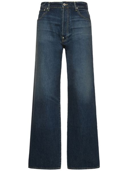 Jeans en coton large Kenzo Paris bleu