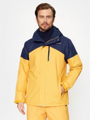 Желтая горнолыжная куртка Columbia