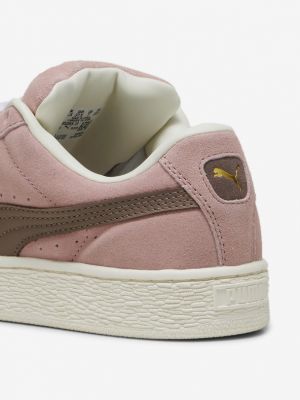 Szarvasbőr sneakers Puma rózsaszín