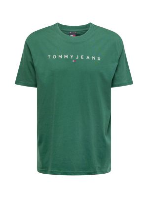 Džinsa krekls Tommy Jeans zaļš