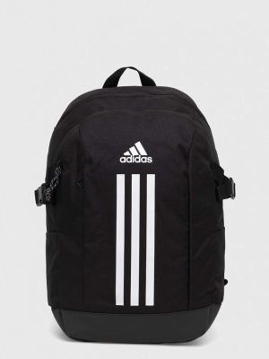 Черный рюкзак с принтом Adidas