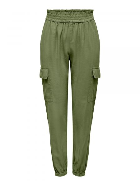 Карго панталони Only зелено