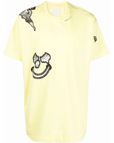 Camiseta con estampado Givenchy amarillo