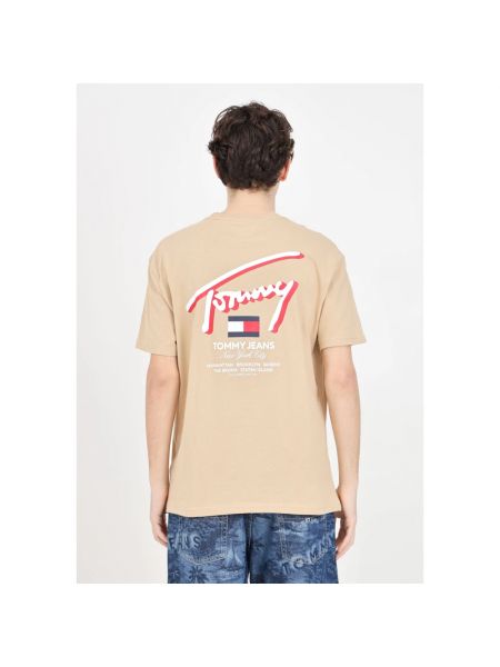 Camisa vaquera Tommy Jeans beige