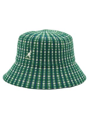 Kockás kalap Kangol zöld
