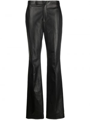 Pantalon droit taille haute Ralph Lauren Collection noir