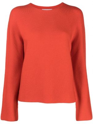 Плетен вълнен пуловер Christian Wijnants червено